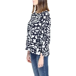 Blue Viscose Blouse