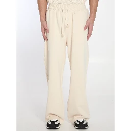 Jogging trousers with embroidery