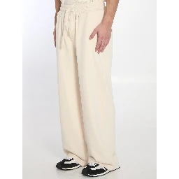 Jogging trousers with embroidery