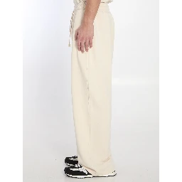 Jogging trousers with embroidery