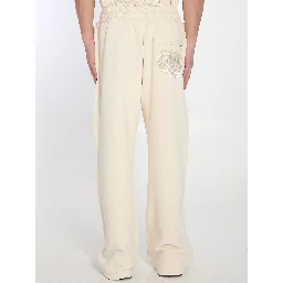 Jogging trousers with embroidery