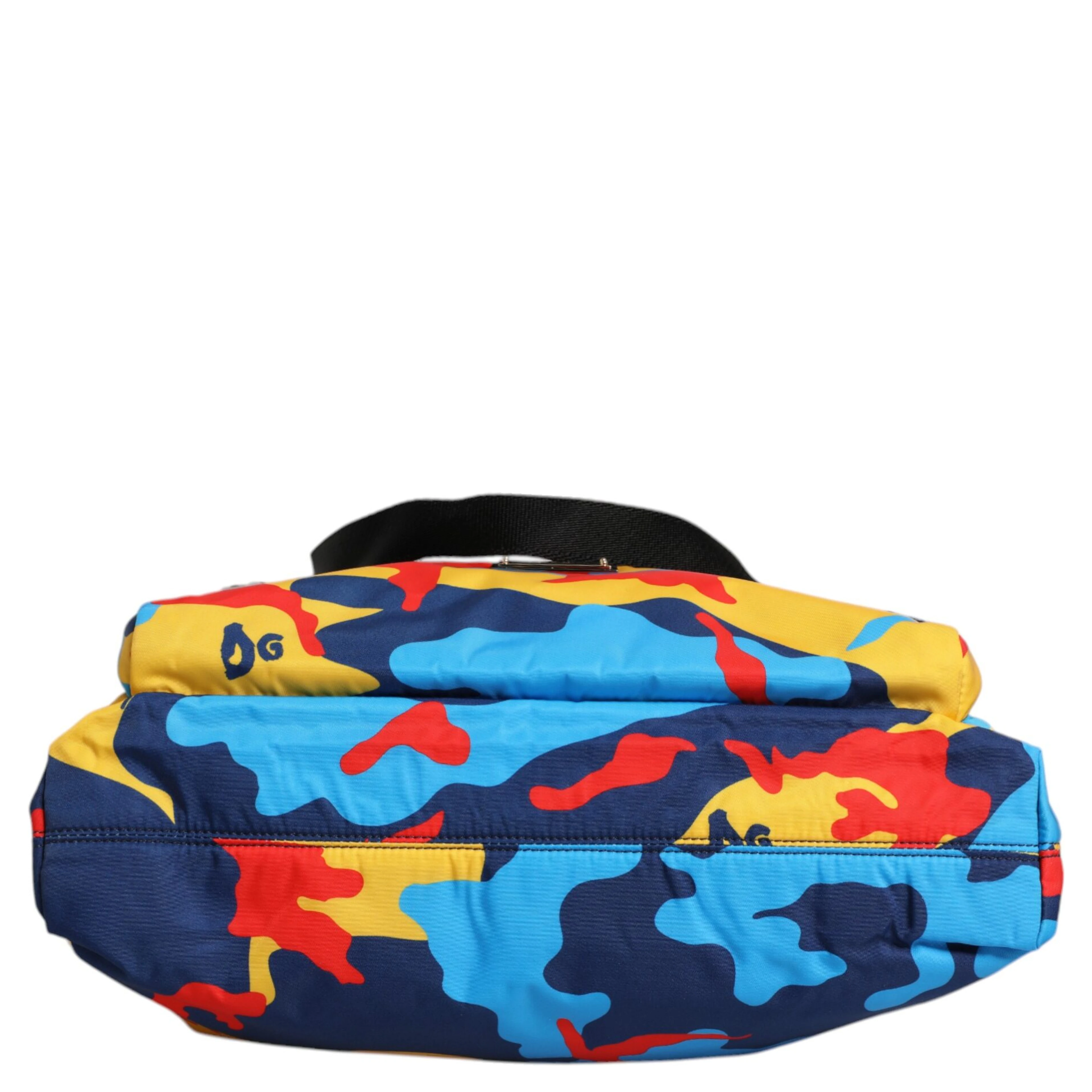 Multicolor Camouflage Nylon Shopping Tote Bag
