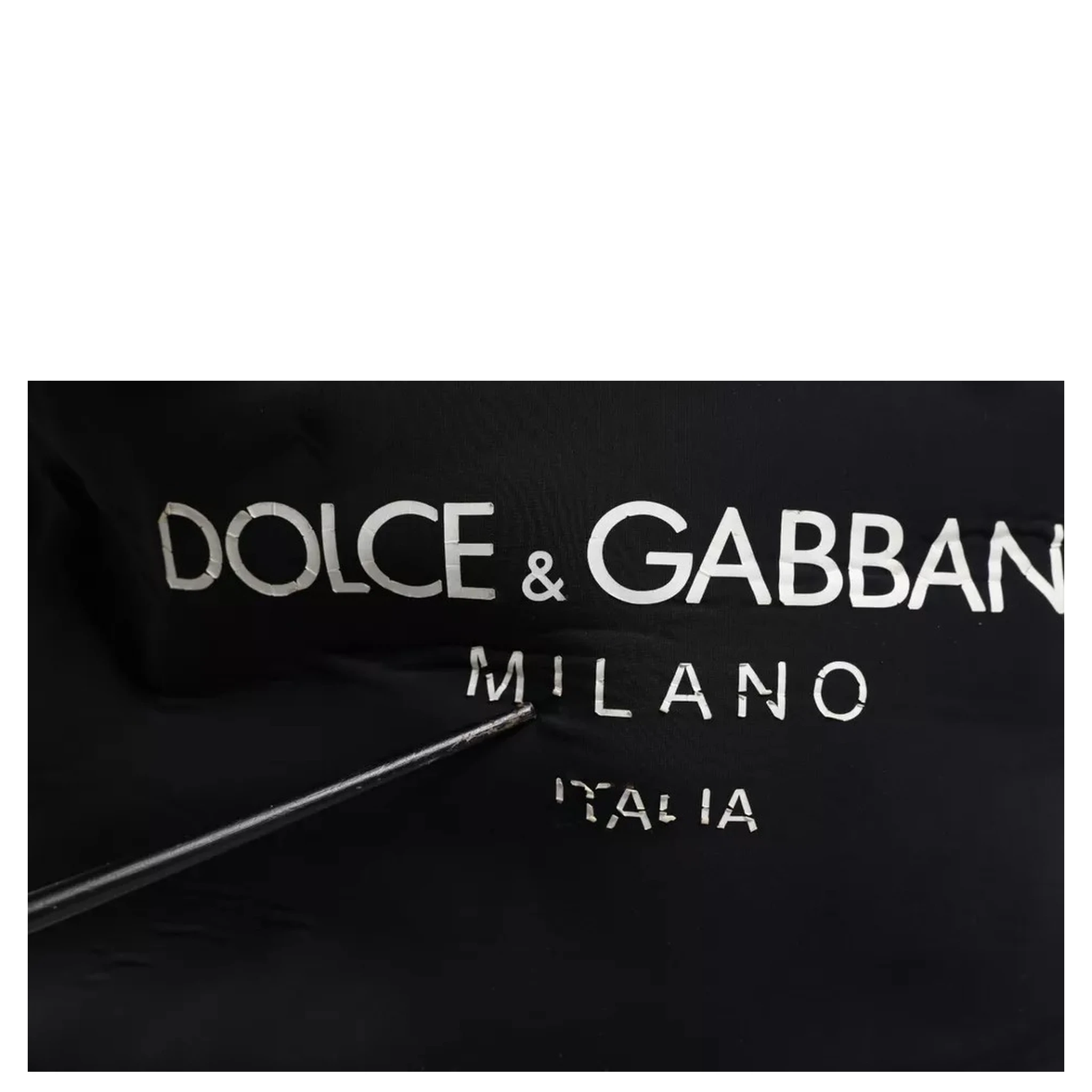 Black Neoprene Nylon DG Logo School Backpack Bag