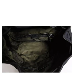 Black Neoprene Nylon DG Logo School Backpack Bag