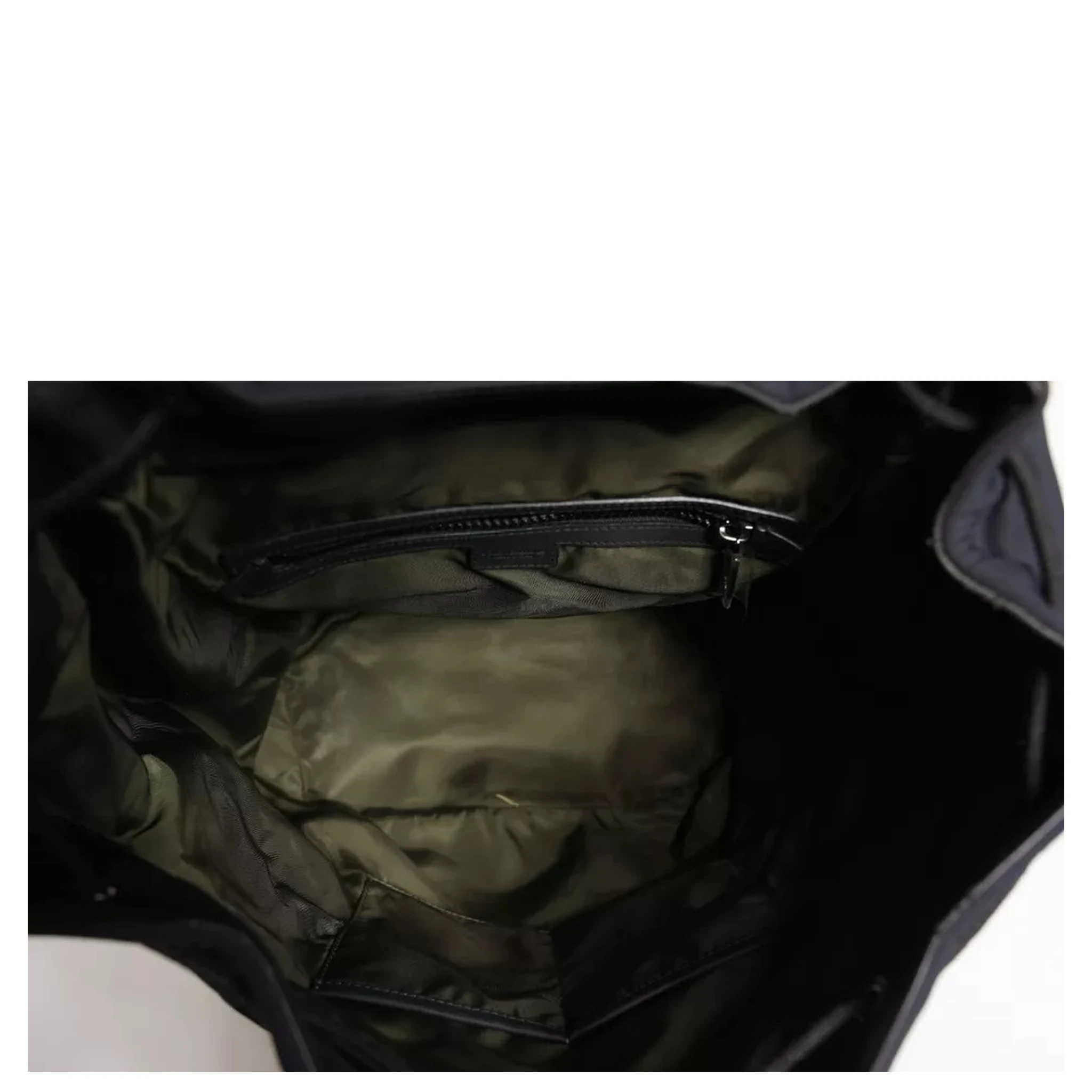 Black Neoprene Nylon DG Logo School Backpack Bag