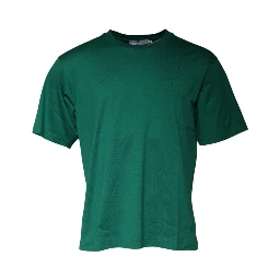Green Logo Crew Neck Short Sleeves T-shirt