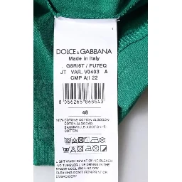 Green Logo Crew Neck Short Sleeves T-shirt