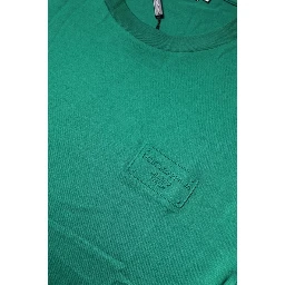 Green Logo Crew Neck Short Sleeves T-shirt