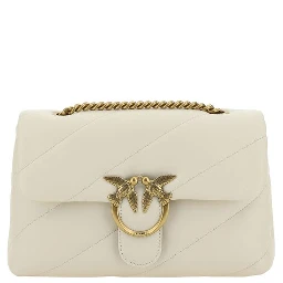 White Calf Leather Bos Taurus Shoulder Bag