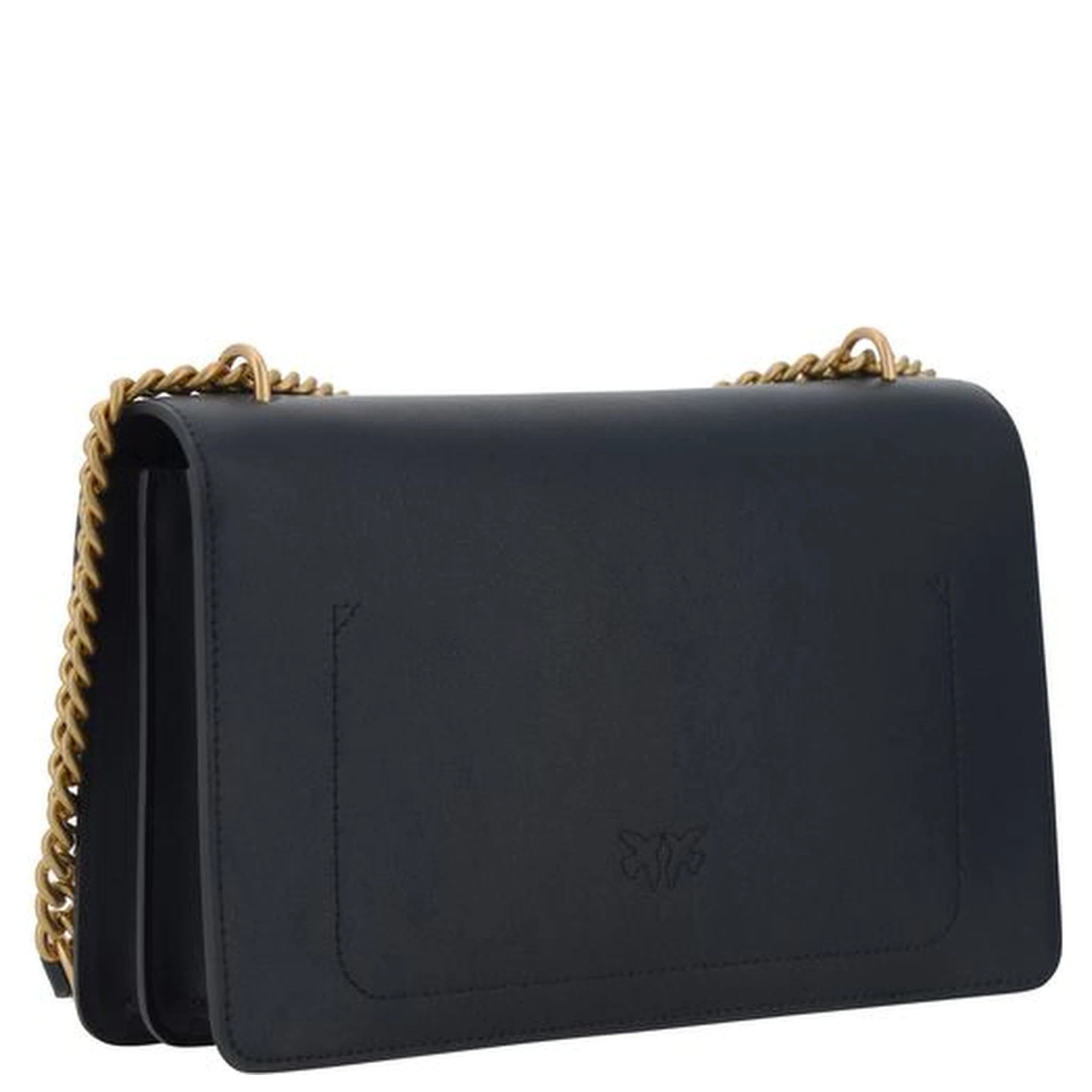 Black Calf Leather Bos Taurus Shoulder Bag