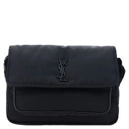 Black Polyamide Shoulder Bag