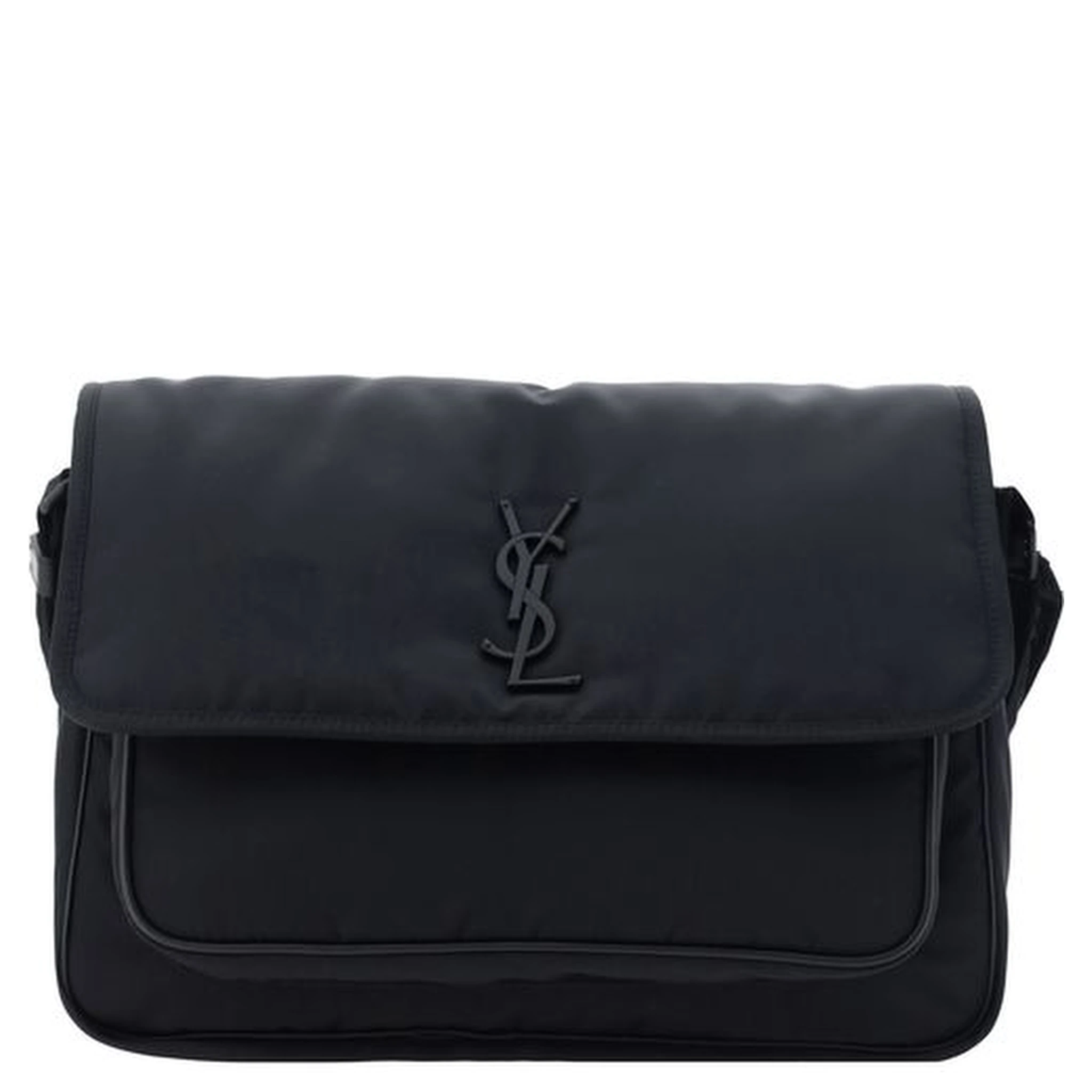 Black Polyamide Shoulder Bag