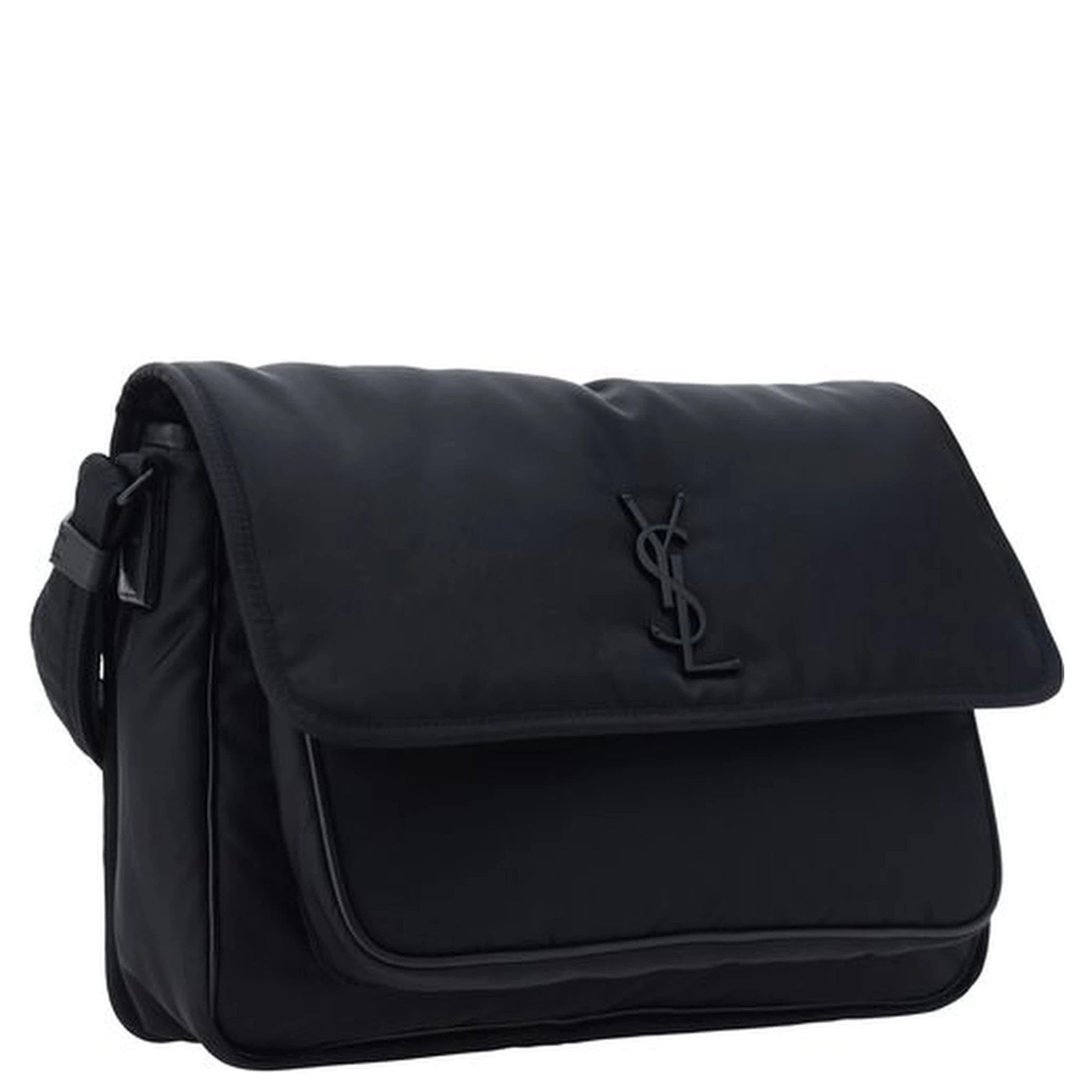 Black Polyamide Shoulder Bag