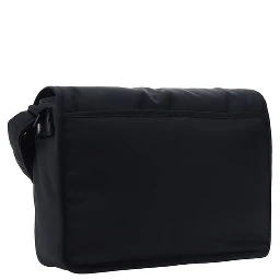 Black Polyamide Shoulder Bag