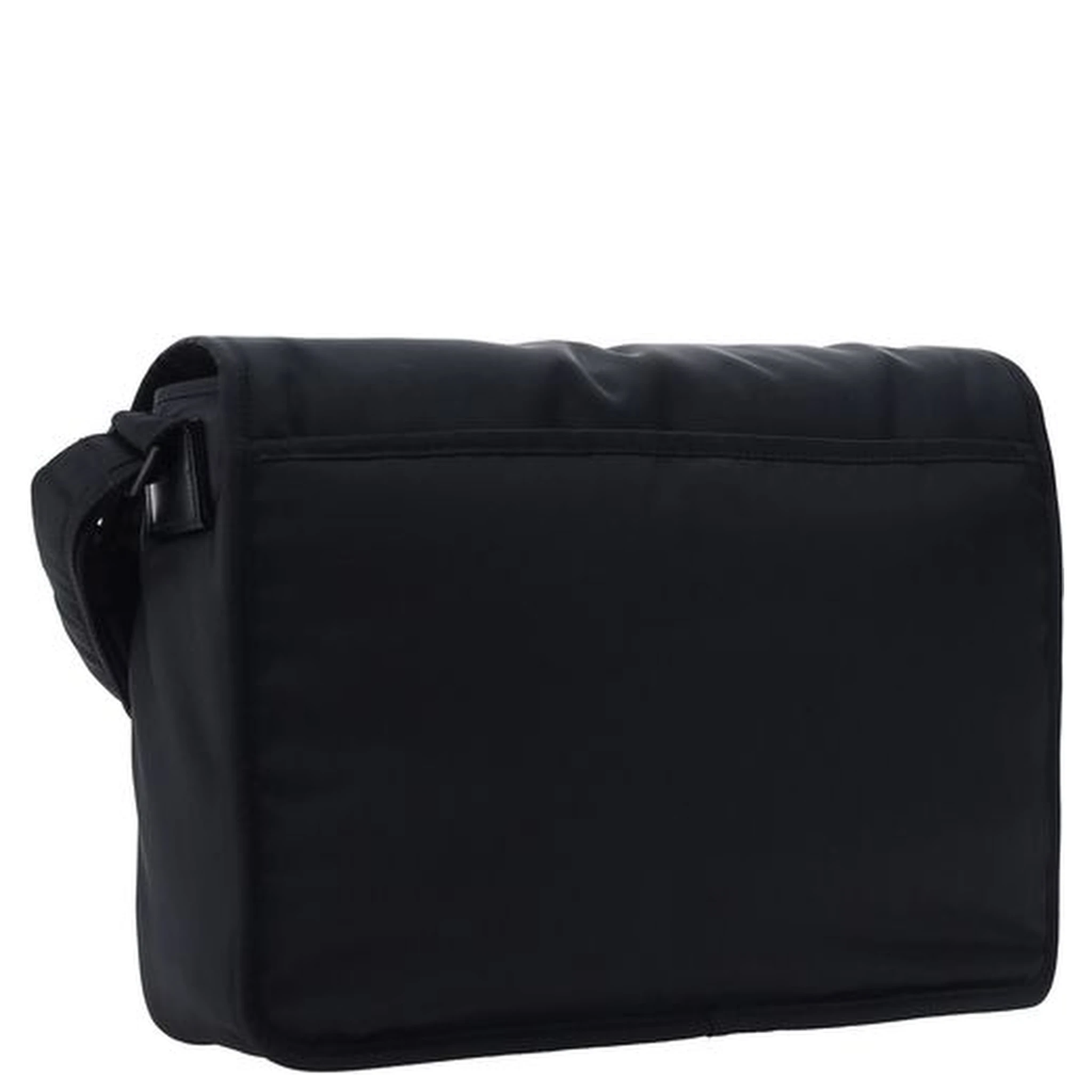 Black Polyamide Shoulder Bag
