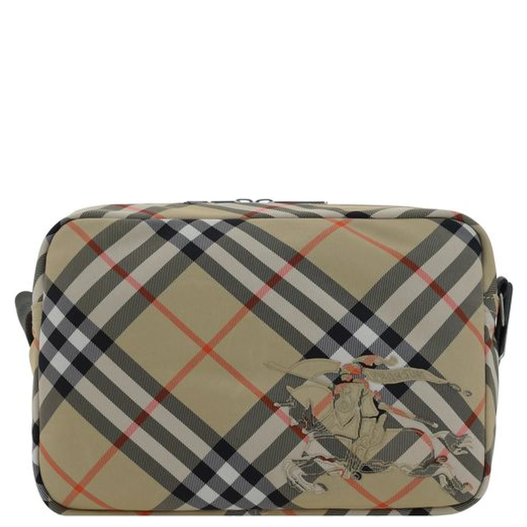 Beige Polyester Shoulder Bag