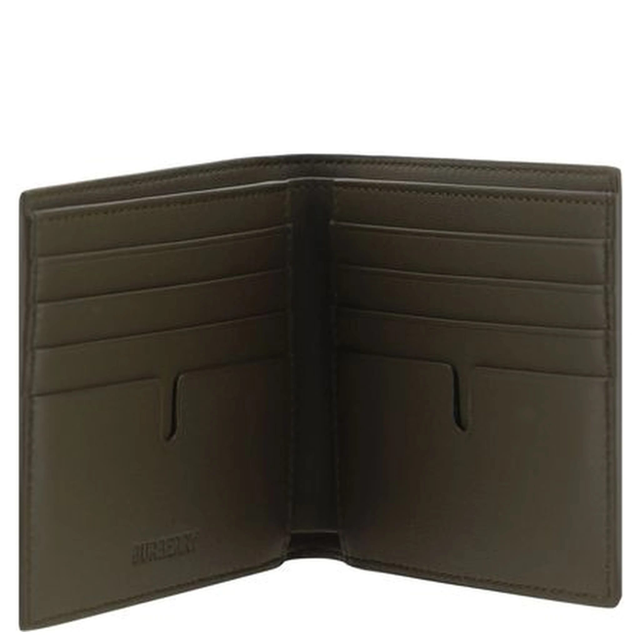 Beige Calf Leather Bos Taurus Wallet