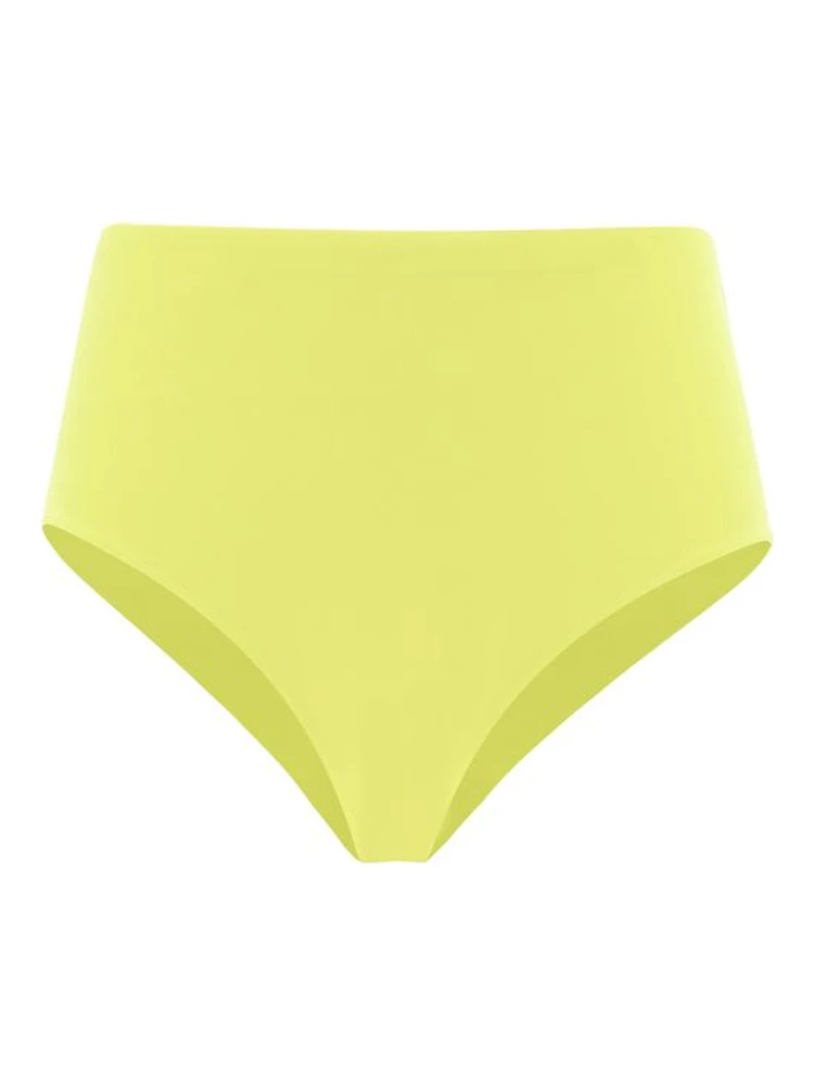 Yellow Polyamide Swim Briefs
