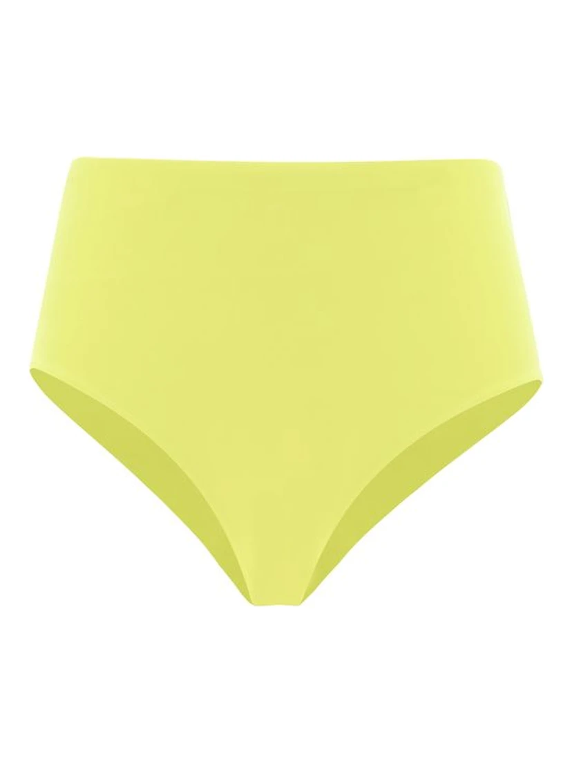 Yellow Polyamide Swim Briefs