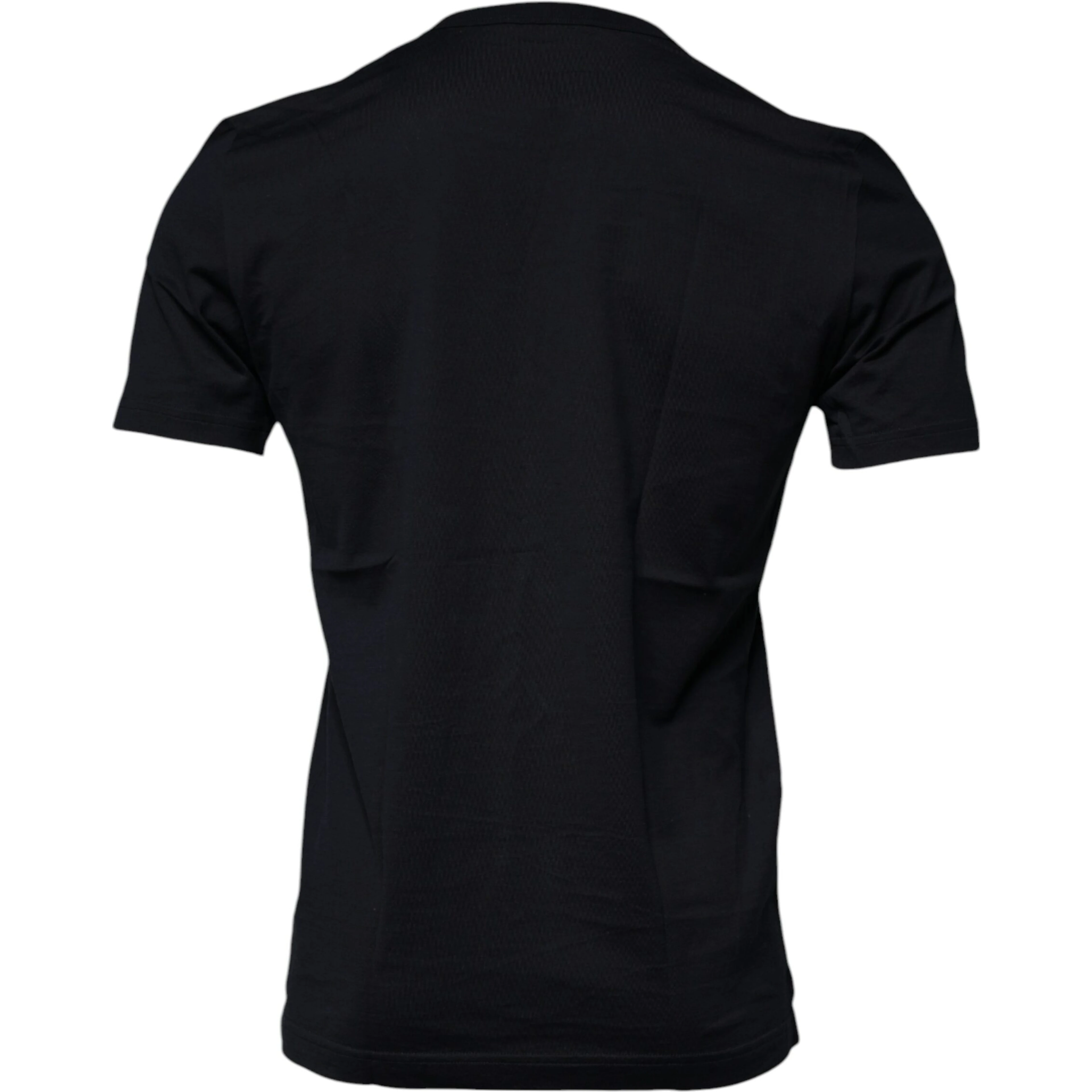 Blue Cotton Angel Print Short Sleeves T-shirt