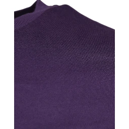 Violet Cotton Crew Neck Short Sleeve T-shirt