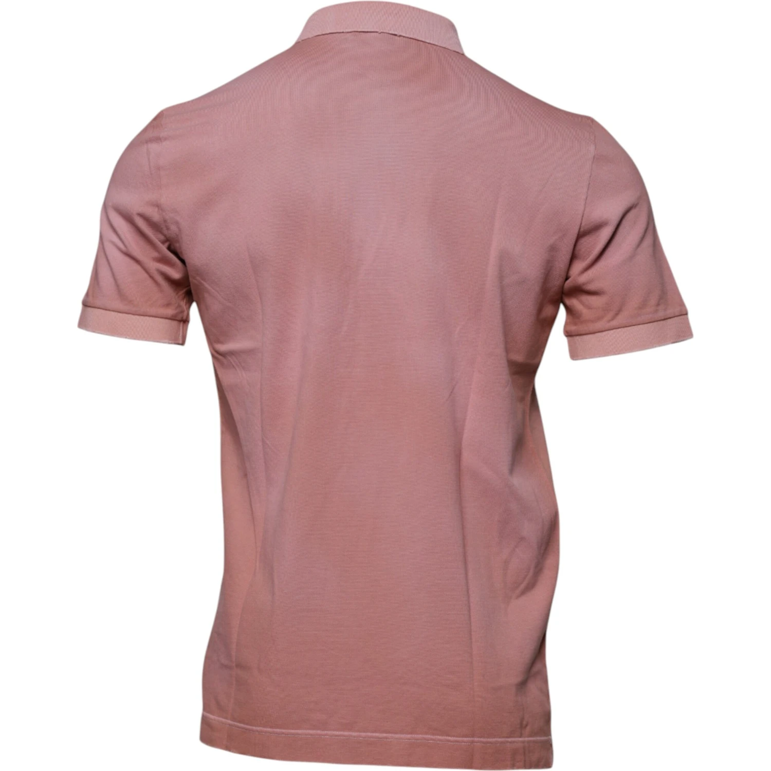 Pink Crown Collared Short Sleeve Polo T-shirt