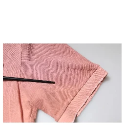 Pink Crown Collared Short Sleeve Polo T-shirt