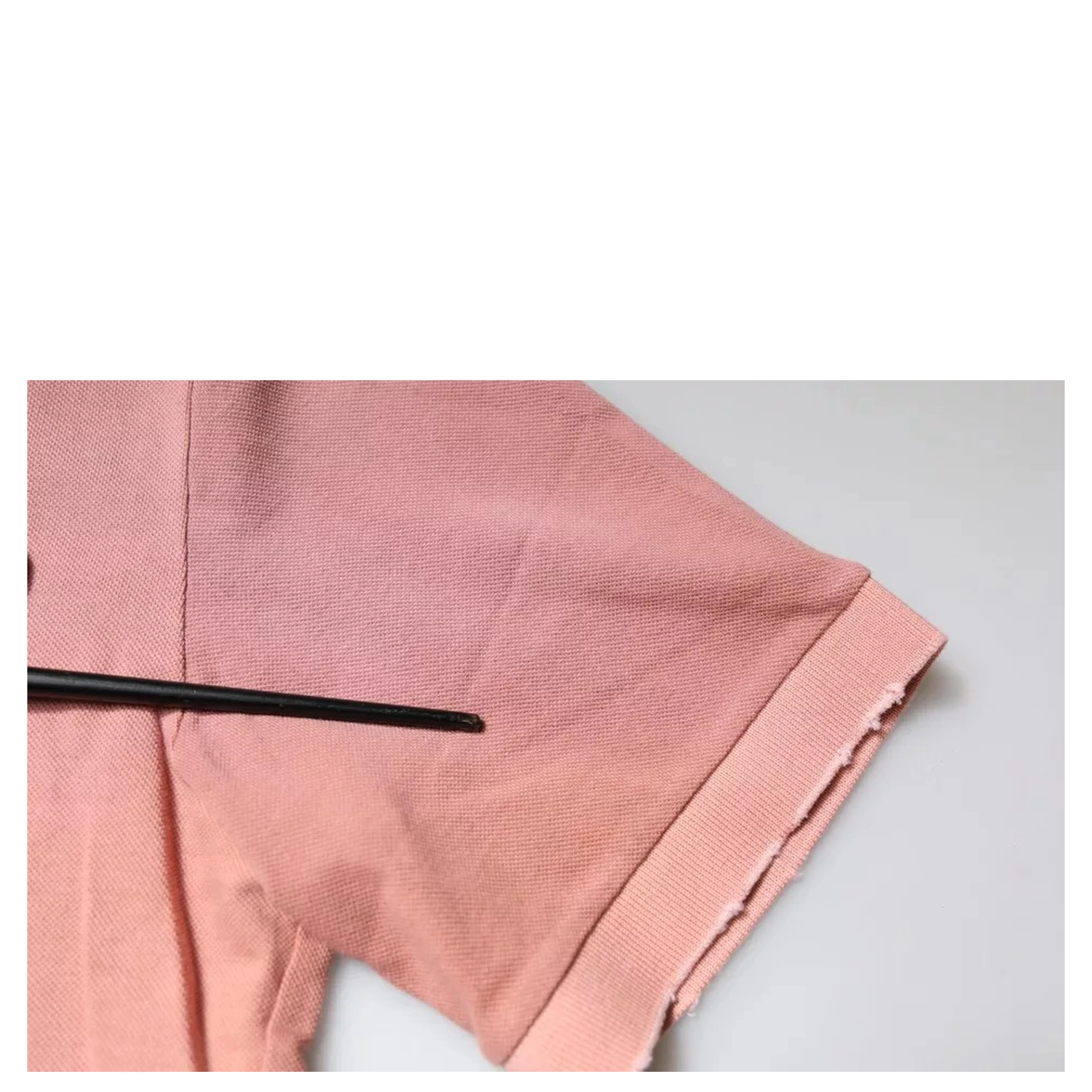Pink Crown Collared Short Sleeve Polo T-shirt