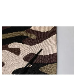 Multicolor Camouflage Collared Polo T-shirt