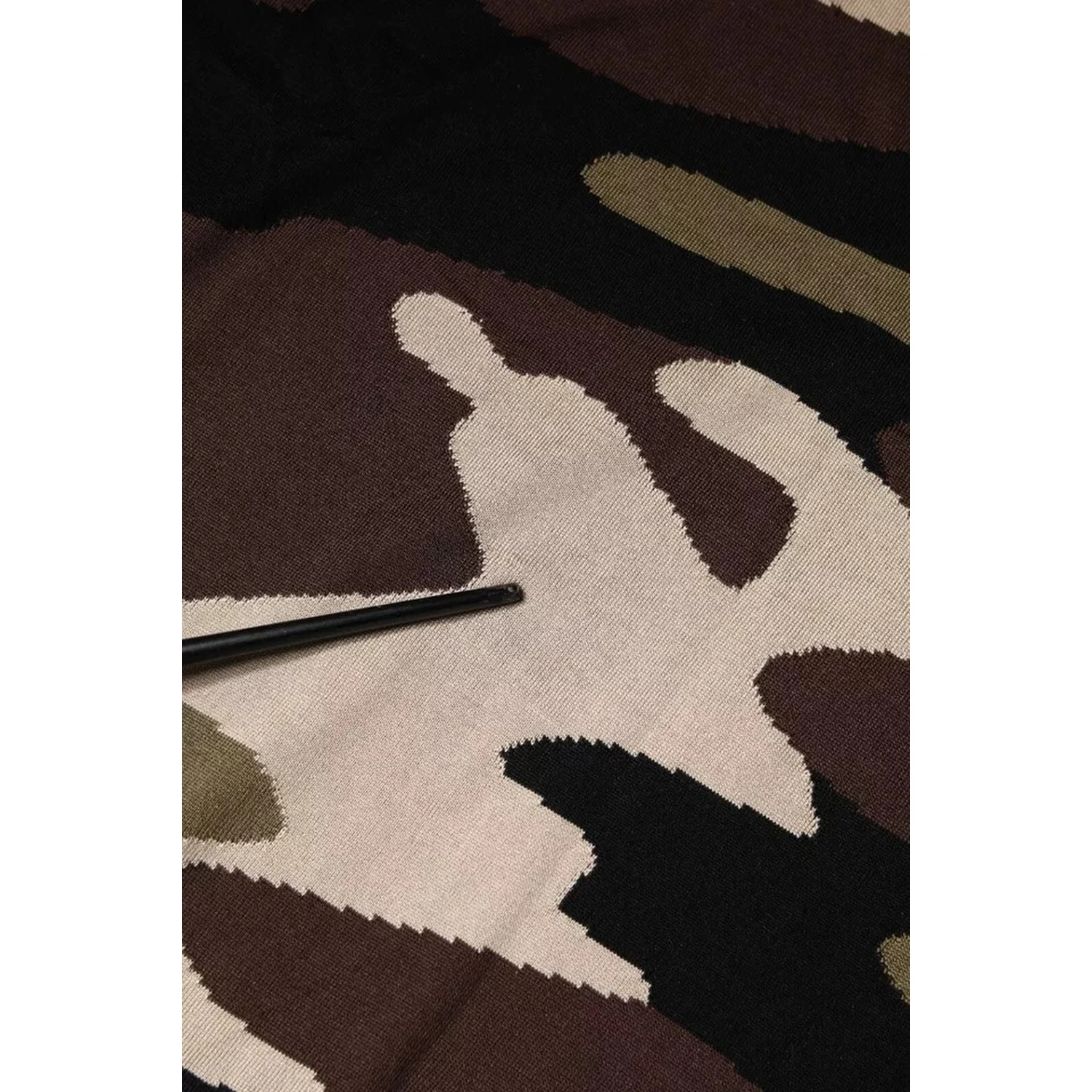 Multicolor Camouflage Collared Polo T-shirt