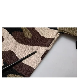 Multicolor Camouflage Collared Polo T-shirt