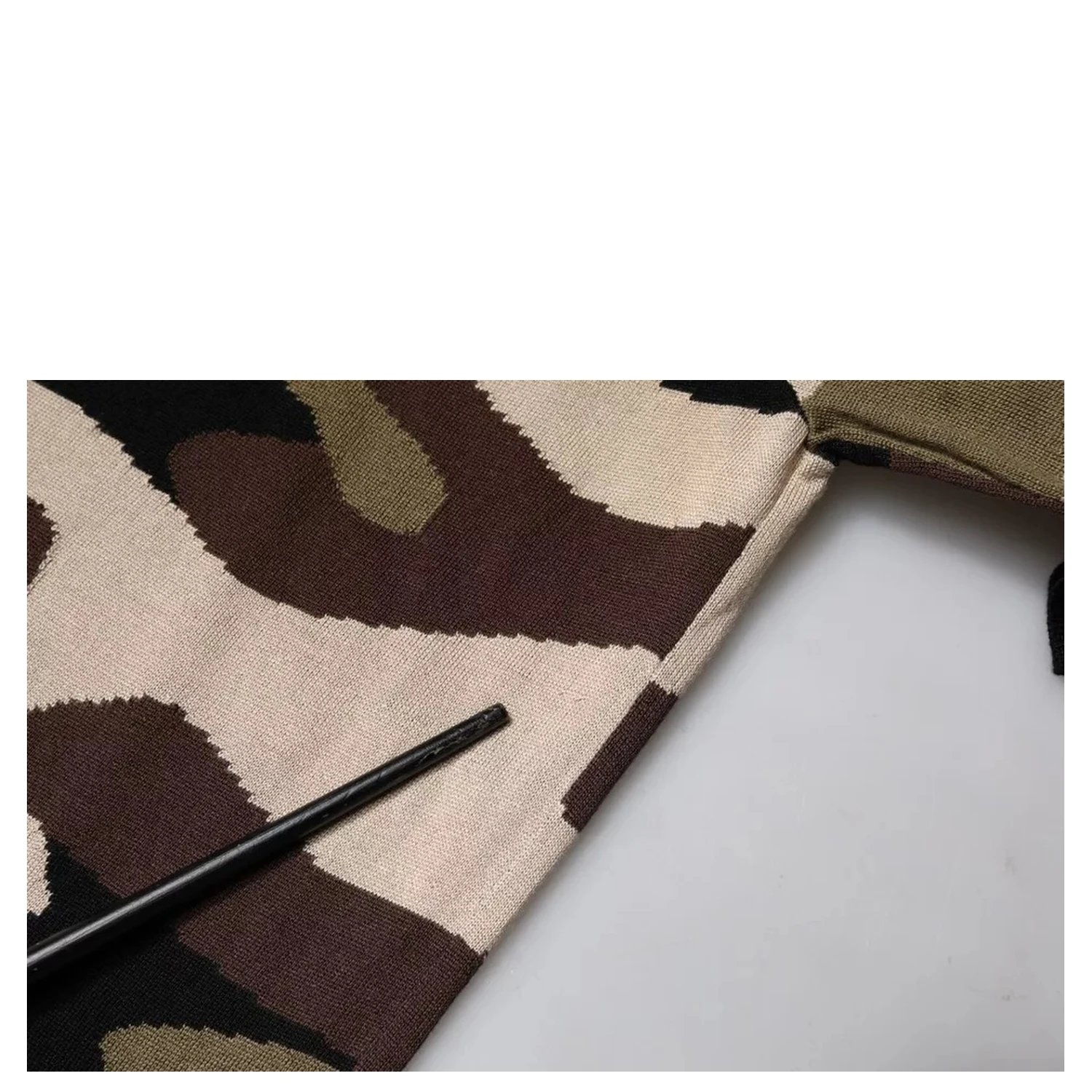 Multicolor Camouflage Collared Polo T-shirt