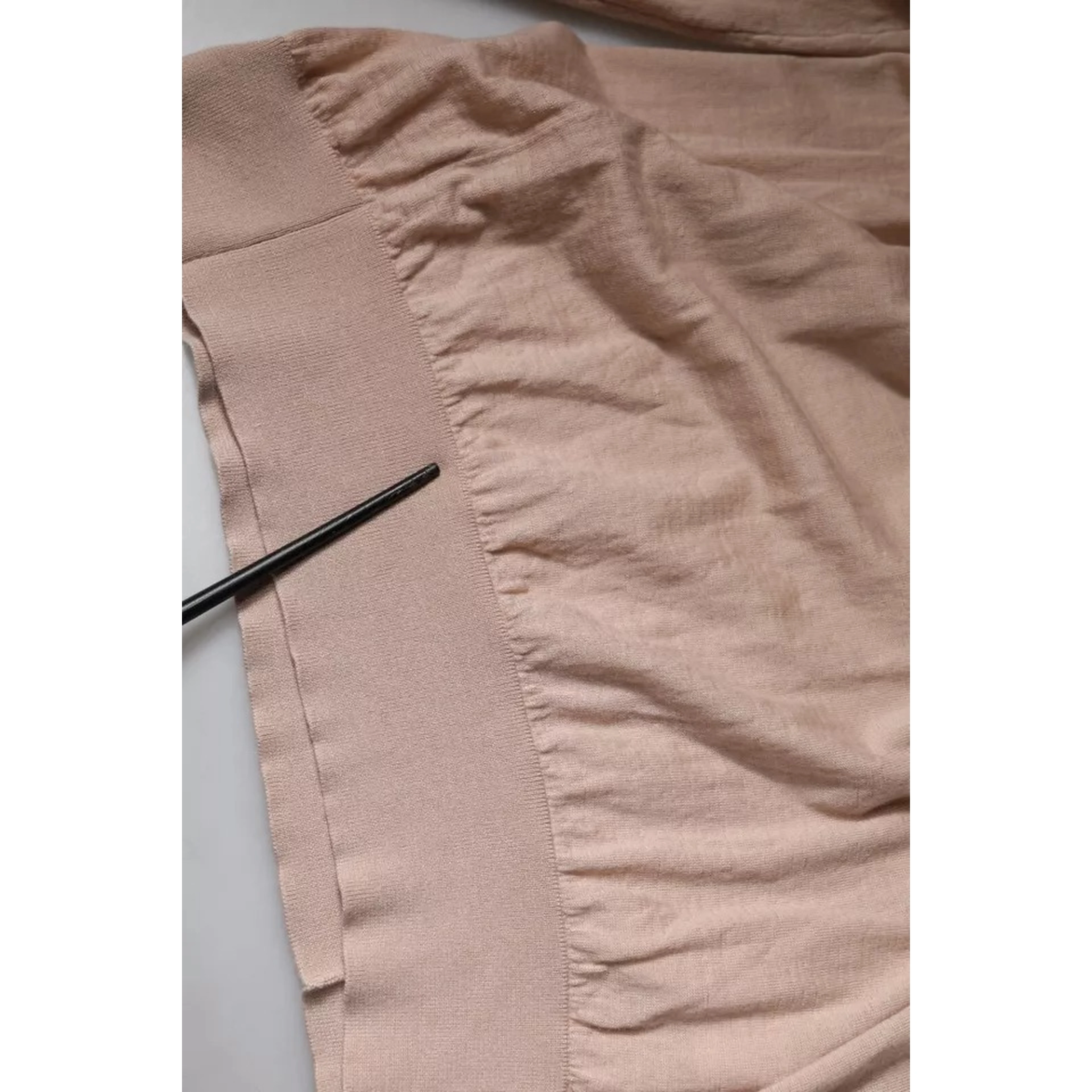 Beige Cashmere Turtleneck Pullover Sweater