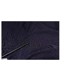Blue Silk Collared Short Sleeves Polo T-shirt
