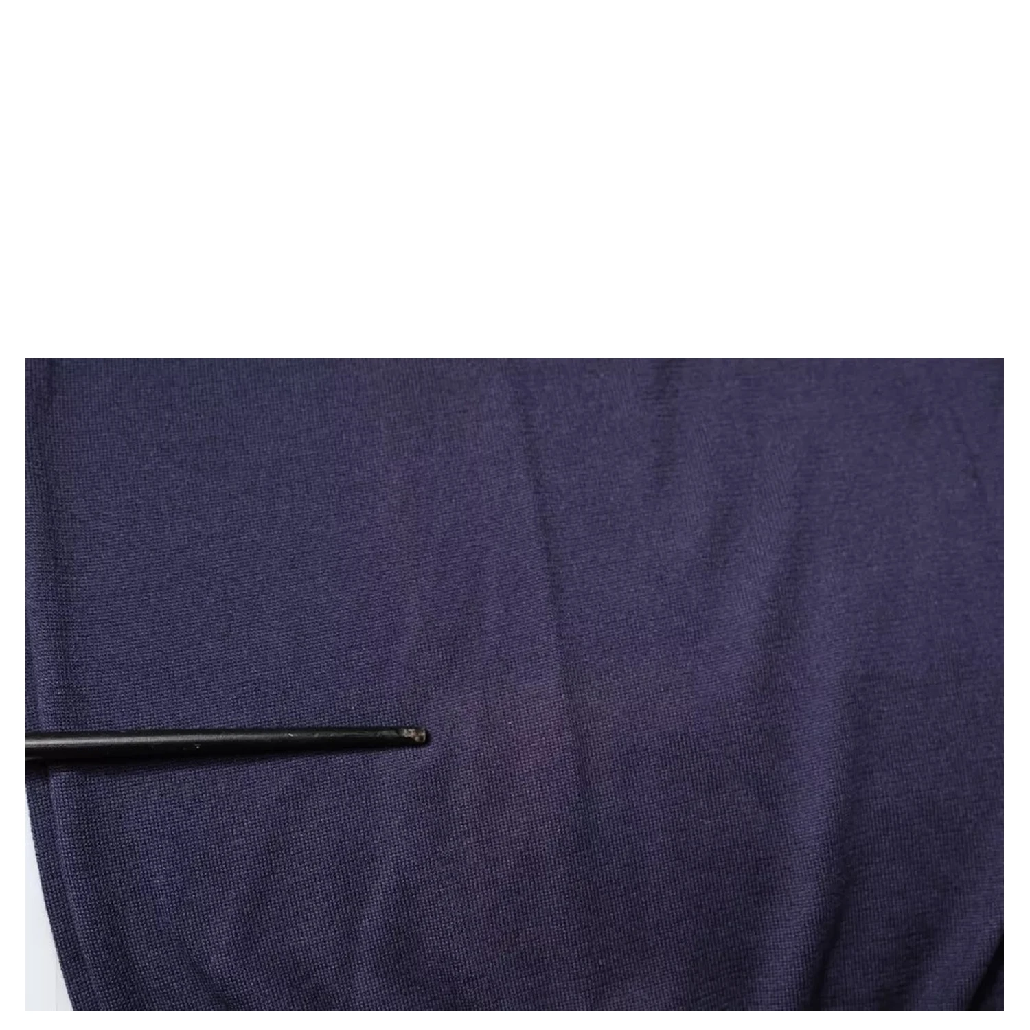 Blue Silk Collared Short Sleeves Polo T-shirt