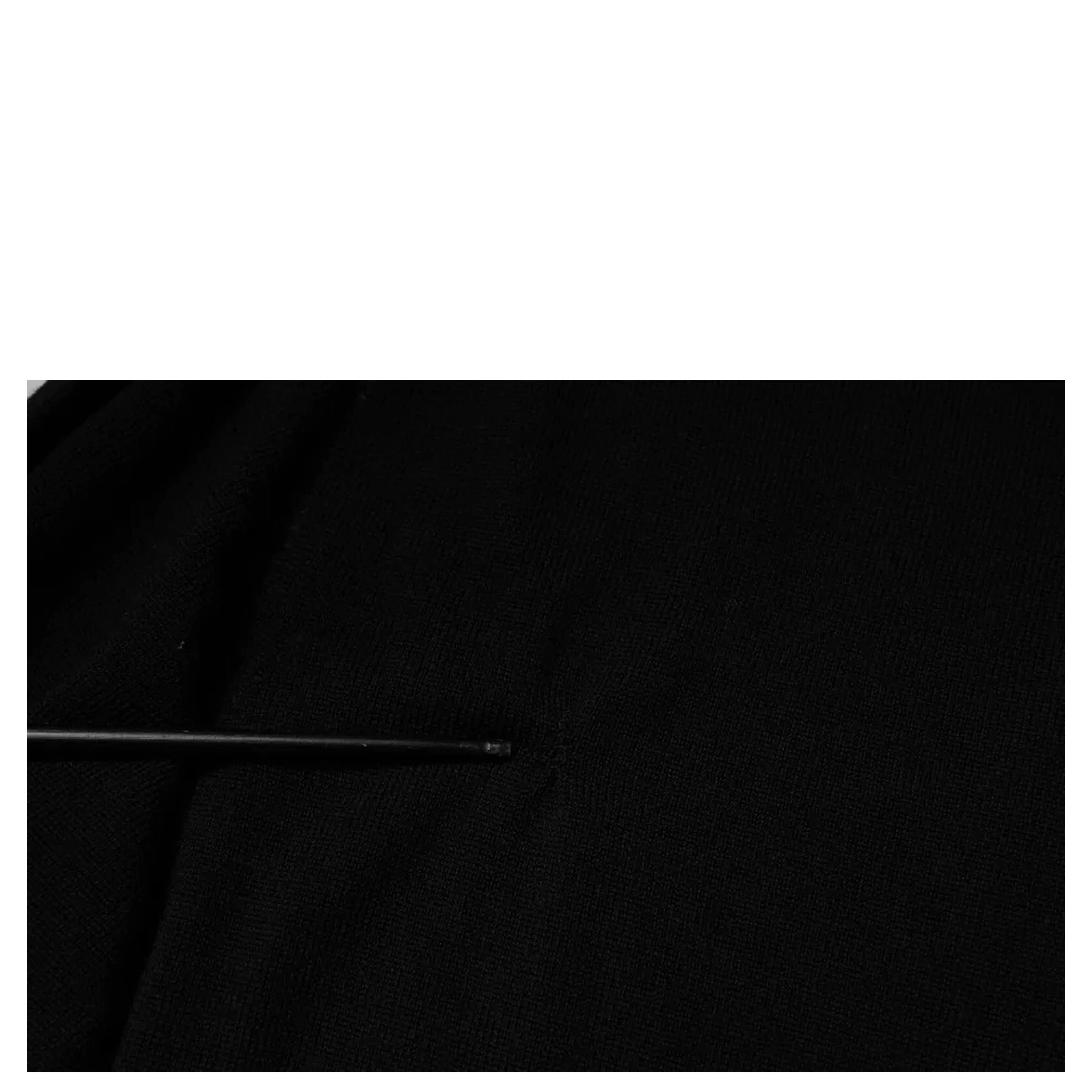 Black Logo Wool Crew Neck Pullover Sweater