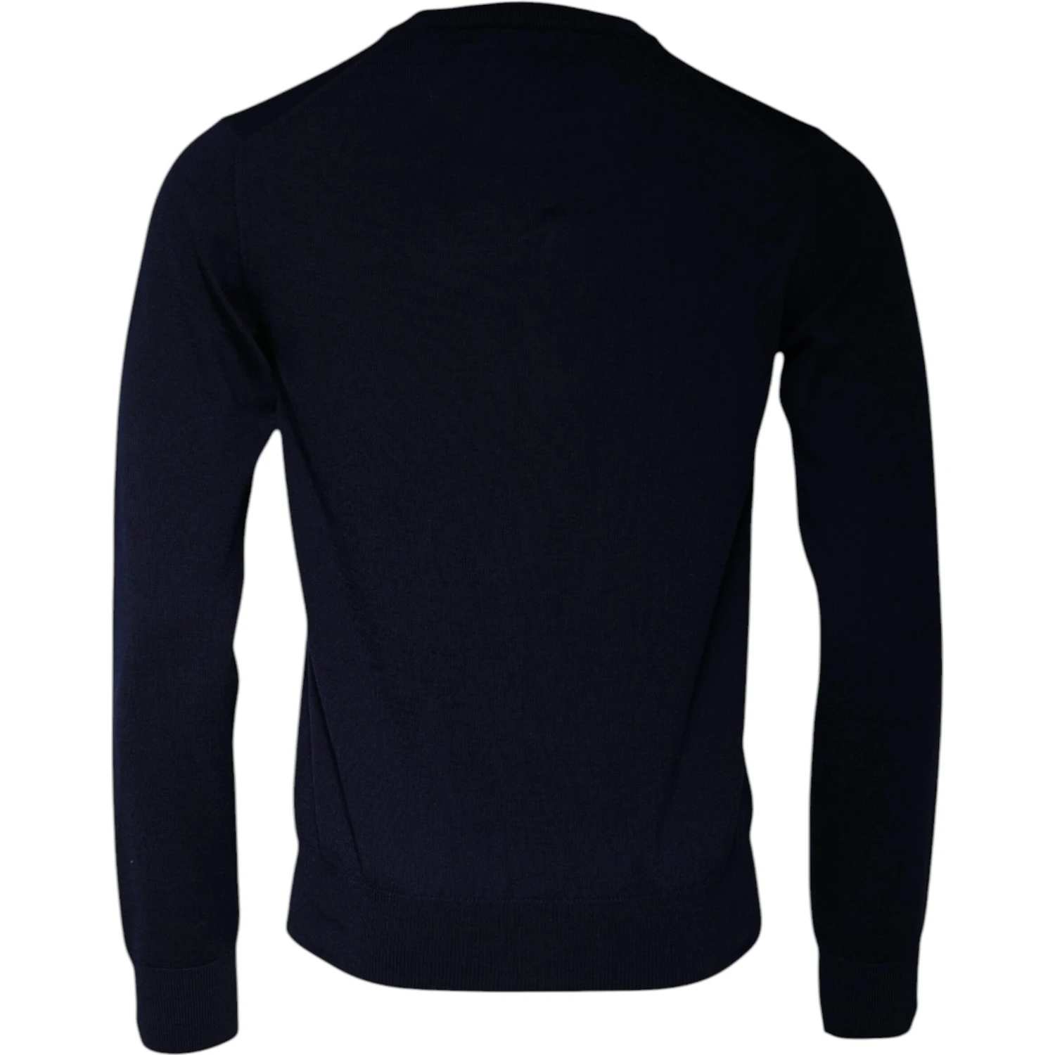 Blue DG Logo Wool Crew Neck Pullover Sweater