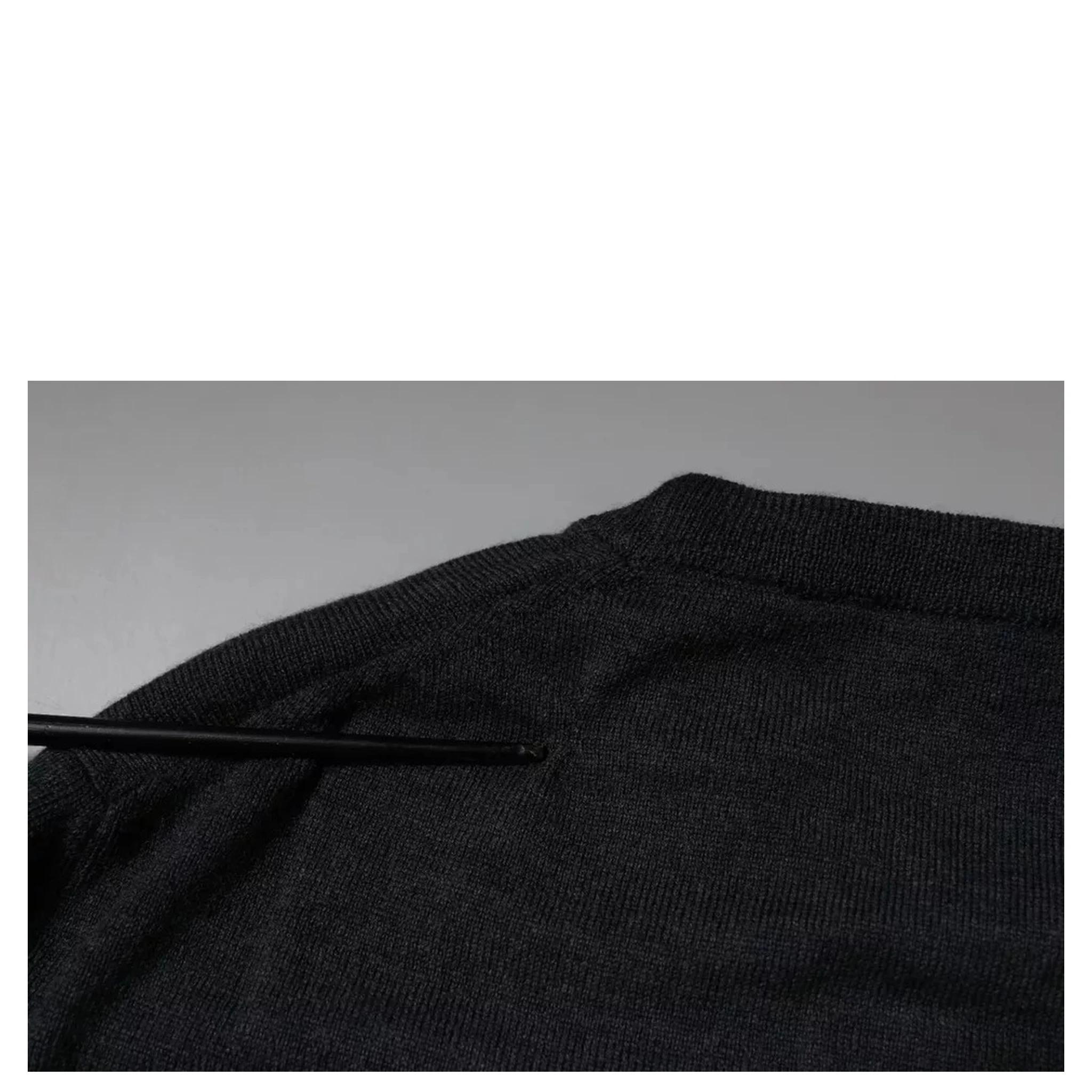 Dark Gray DG Logo Crew Neck Pullover Sweater