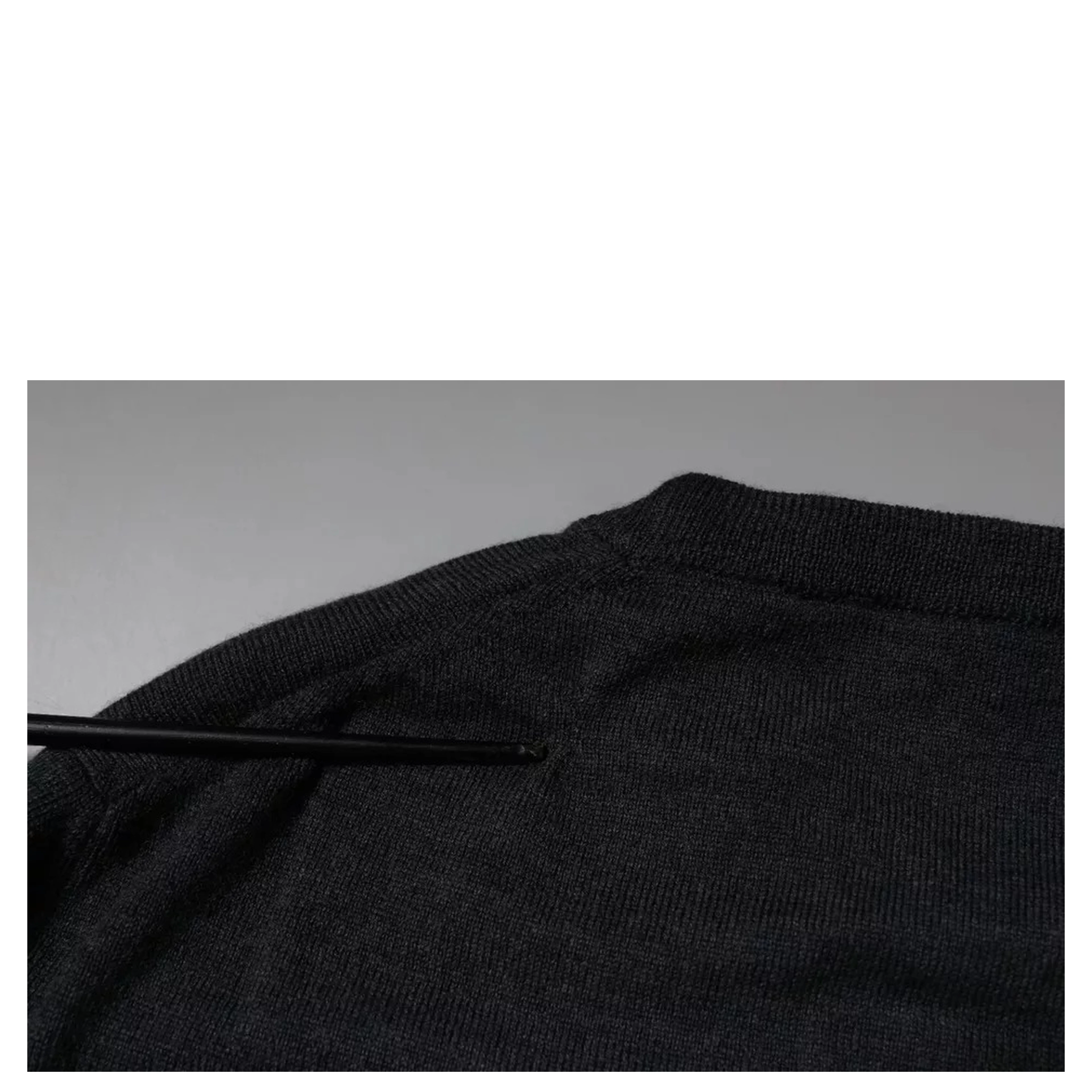 Dark Gray DG Logo Crew Neck Pullover Sweater