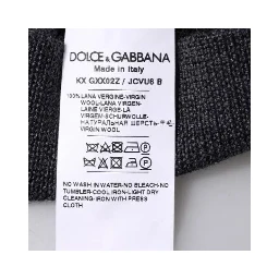 Dark Gray DG Logo Crew Neck Pullover Sweater