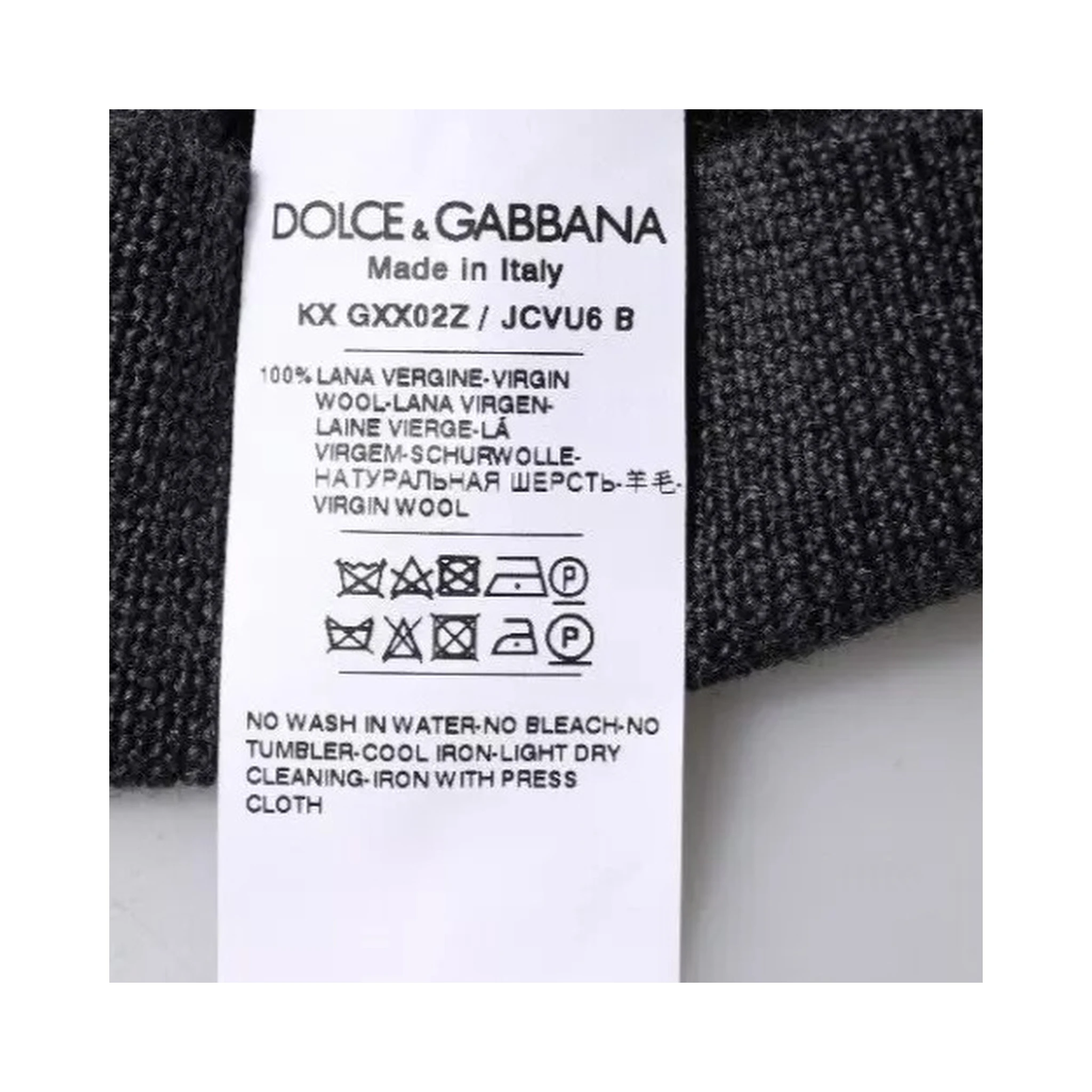 Dark Gray DG Logo Crew Neck Pullover Sweater