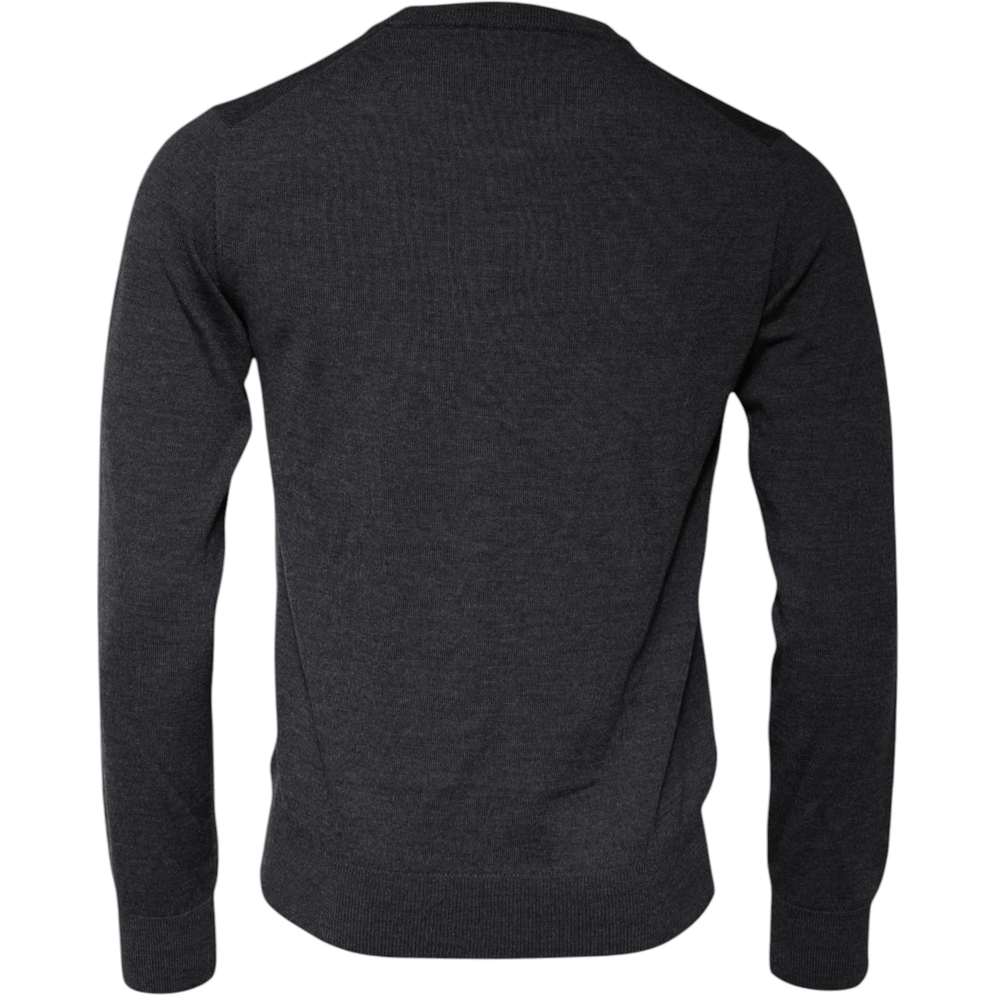 Dark Gray DG Logo Crew Neck Pullover Sweater