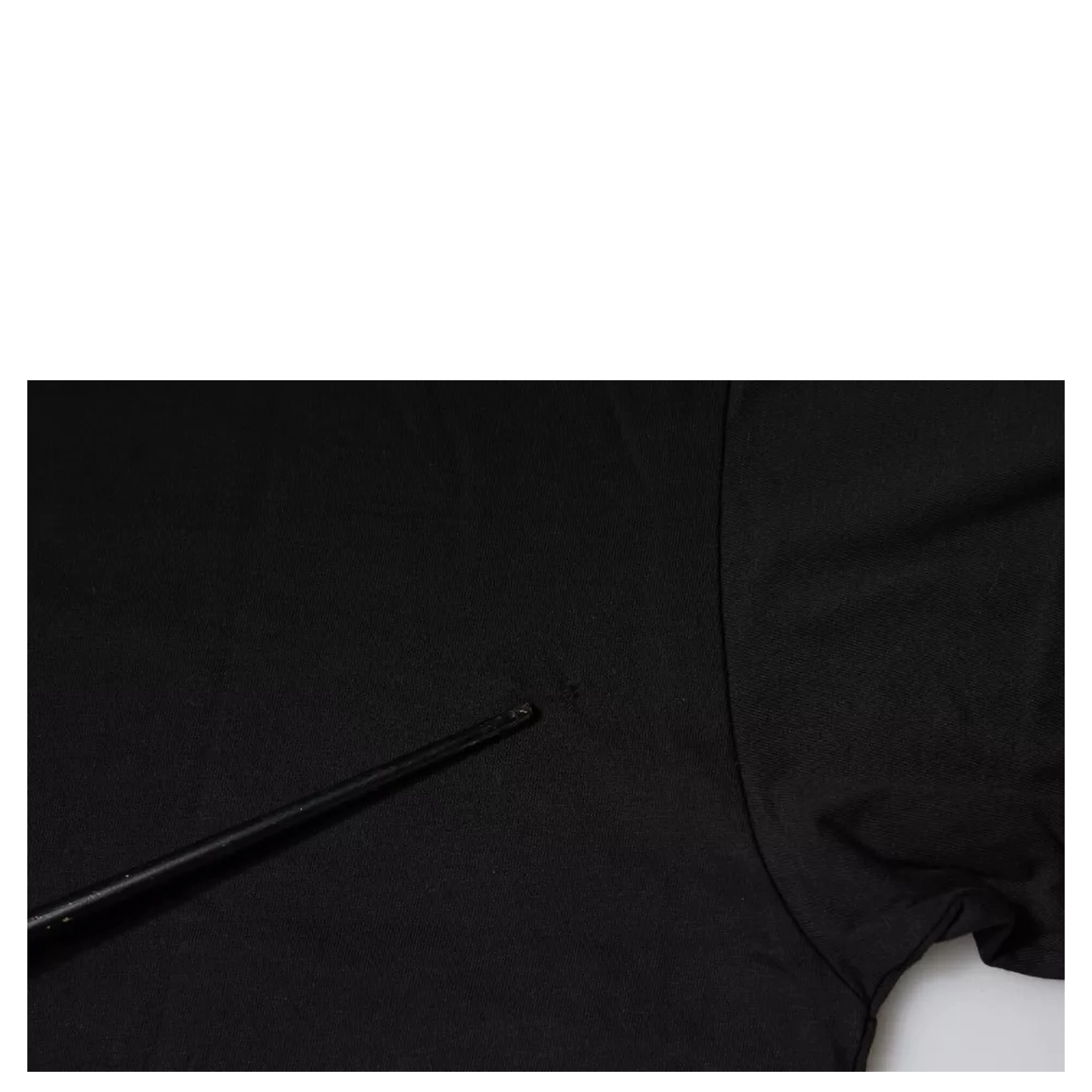 Black Logo Print Cotton Short Sleeves T-shirt