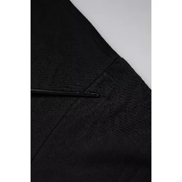 Black Logo Print Cotton Short Sleeves T-shirt