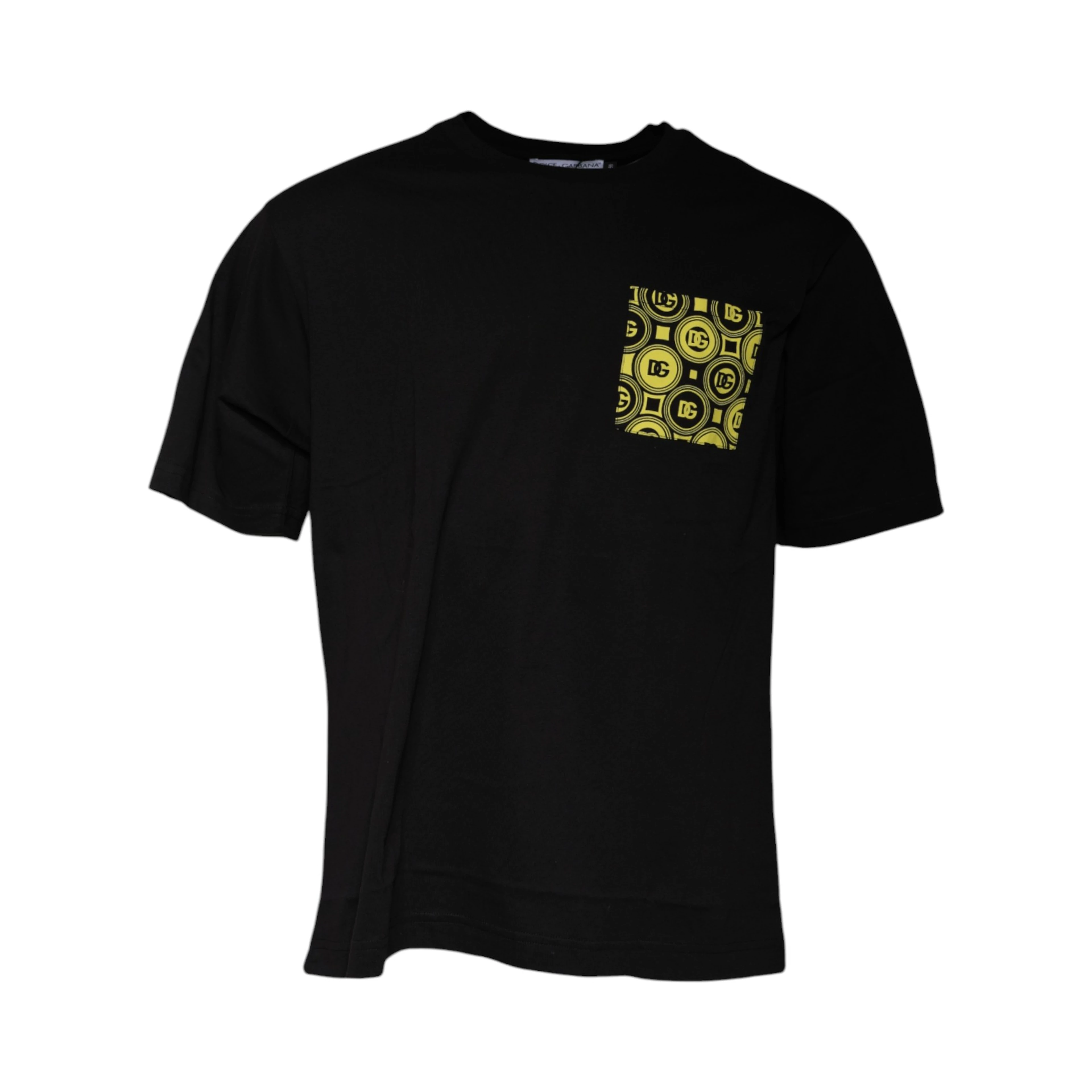 Black Logo Print Cotton Short Sleeve T-shirt