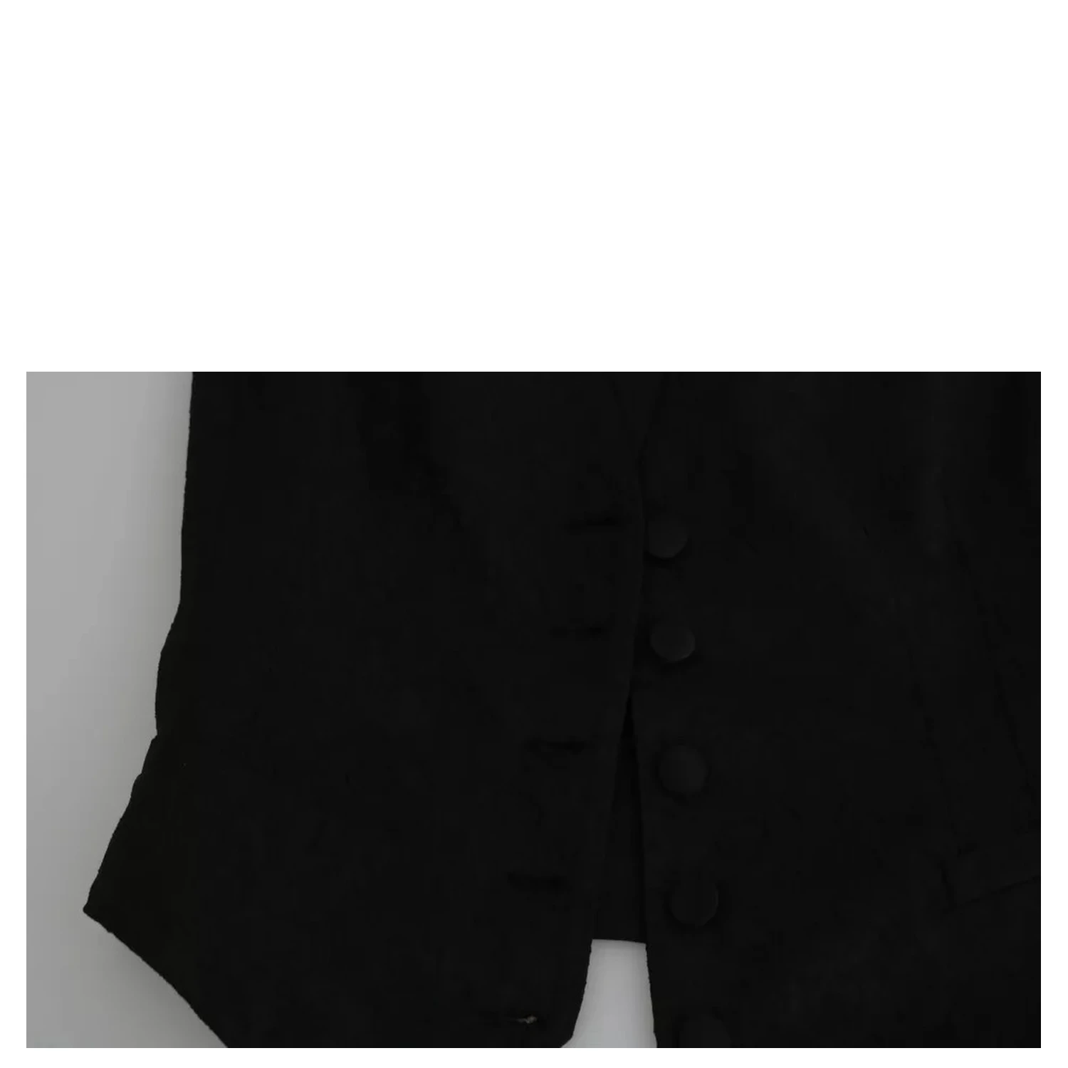 Black Lace Waistcoat Slim Vest Silk Top