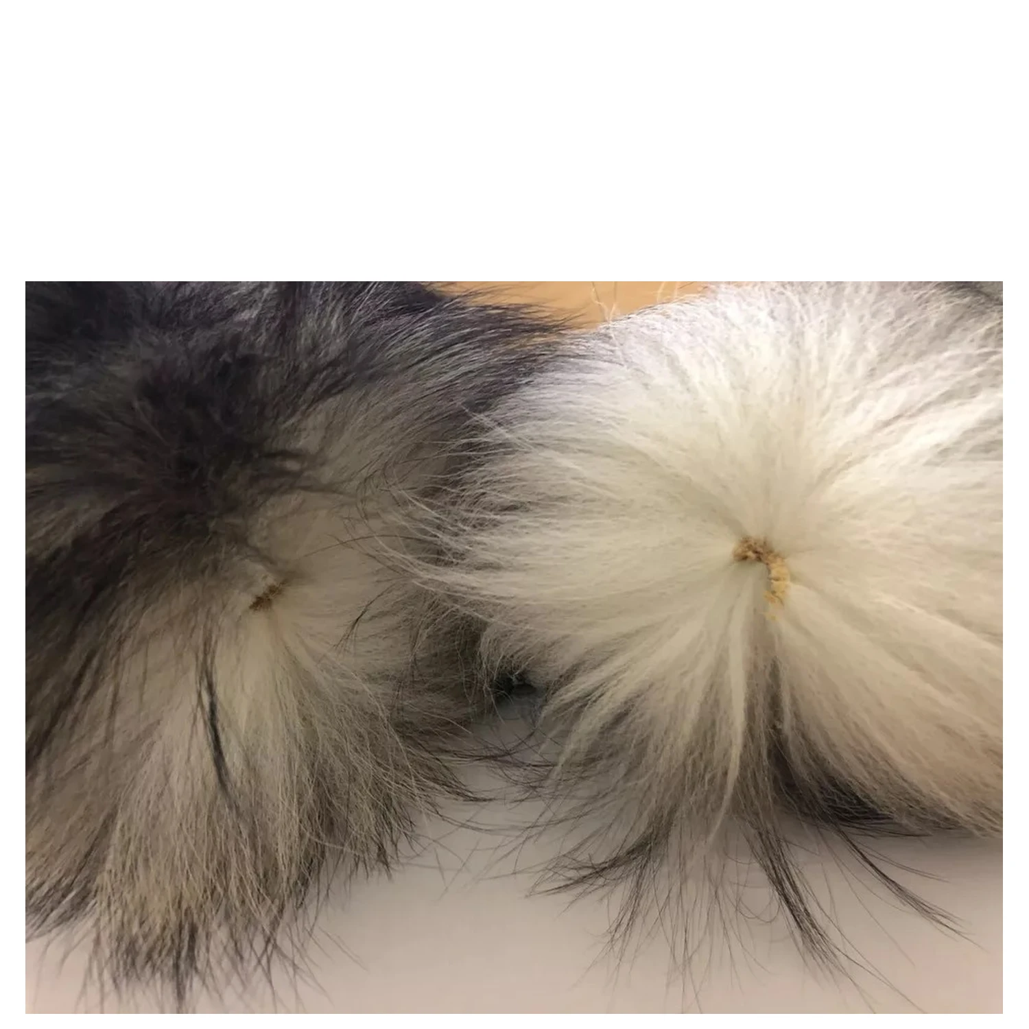 Brown Fox Tail Fur Shawl Neck Wrap Cover Collar Scarf