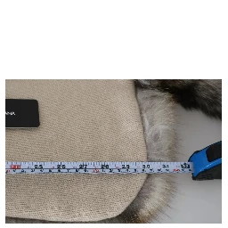 Brown Fox Tail Fur Shawl Neck Wrap Cover Collar Scarf