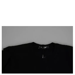 Black Cashmere Crew Neck Sweatshirt Sweater