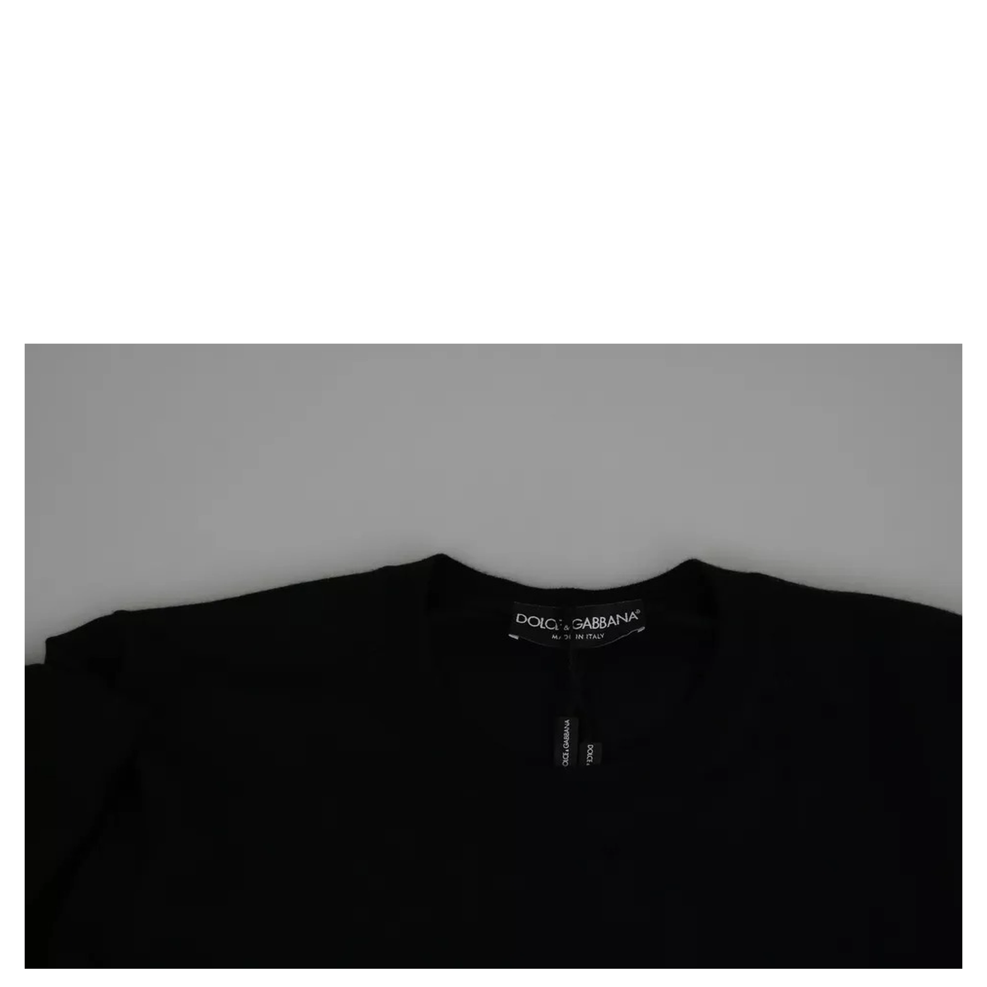 Black Cashmere Crew Neck Sweatshirt Sweater